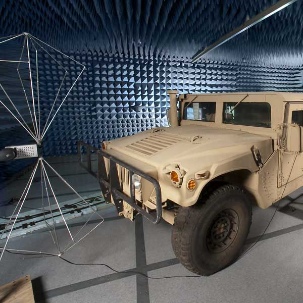 Joint Light Tactical Vehicle in Test Chamber